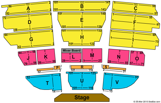 Santa Barbara Bowl James Taylor Seating Chart